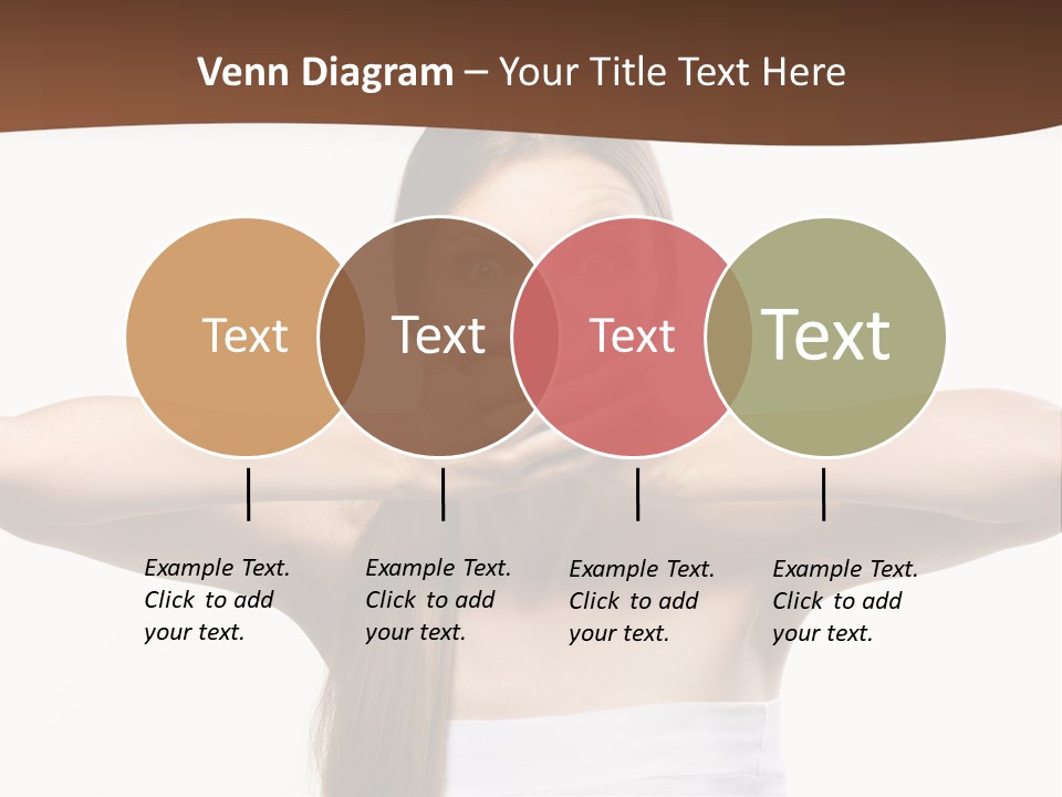 Beauty Surprise Isolated PowerPoint Template