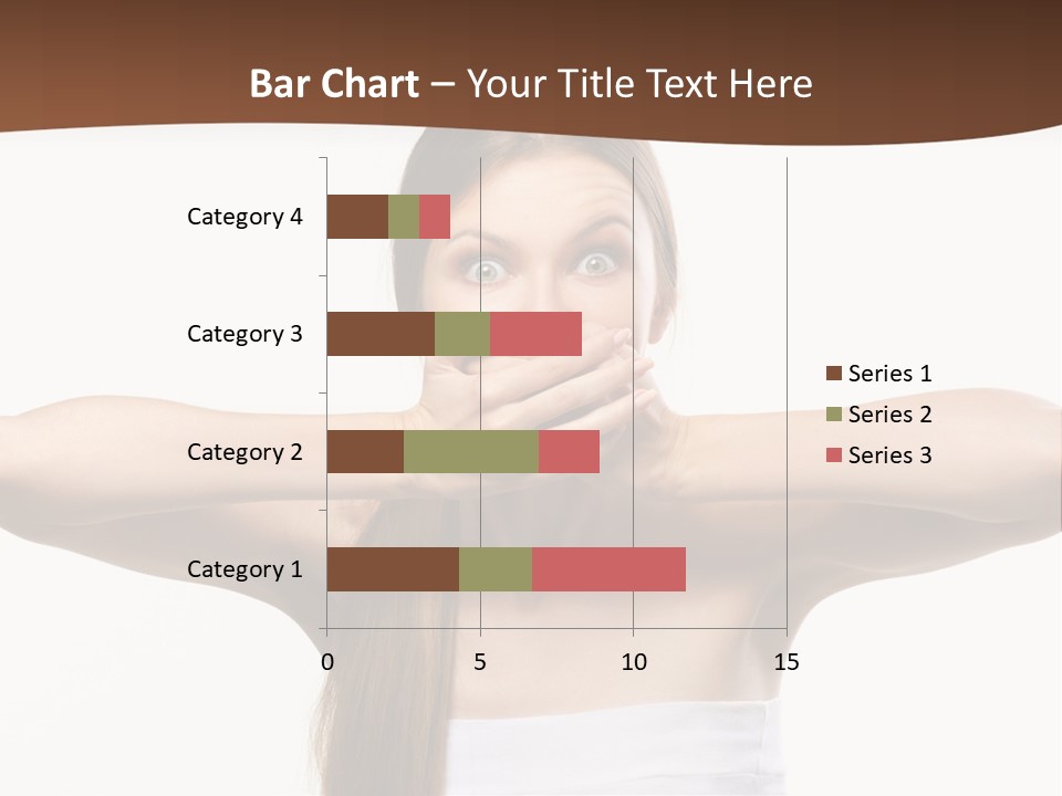 Beauty Surprise Isolated PowerPoint Template