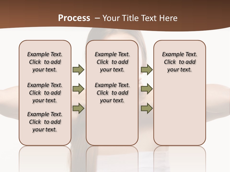 Beauty Surprise Isolated PowerPoint Template