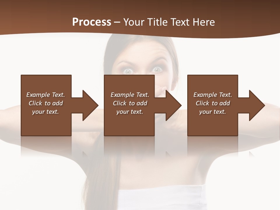 Beauty Surprise Isolated PowerPoint Template