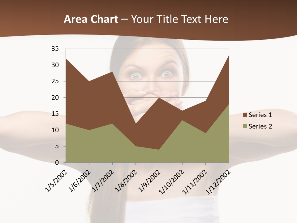 Beauty Surprise Isolated PowerPoint Template