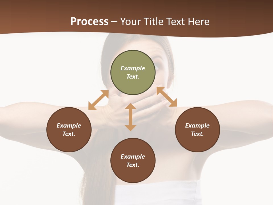 Beauty Surprise Isolated PowerPoint Template