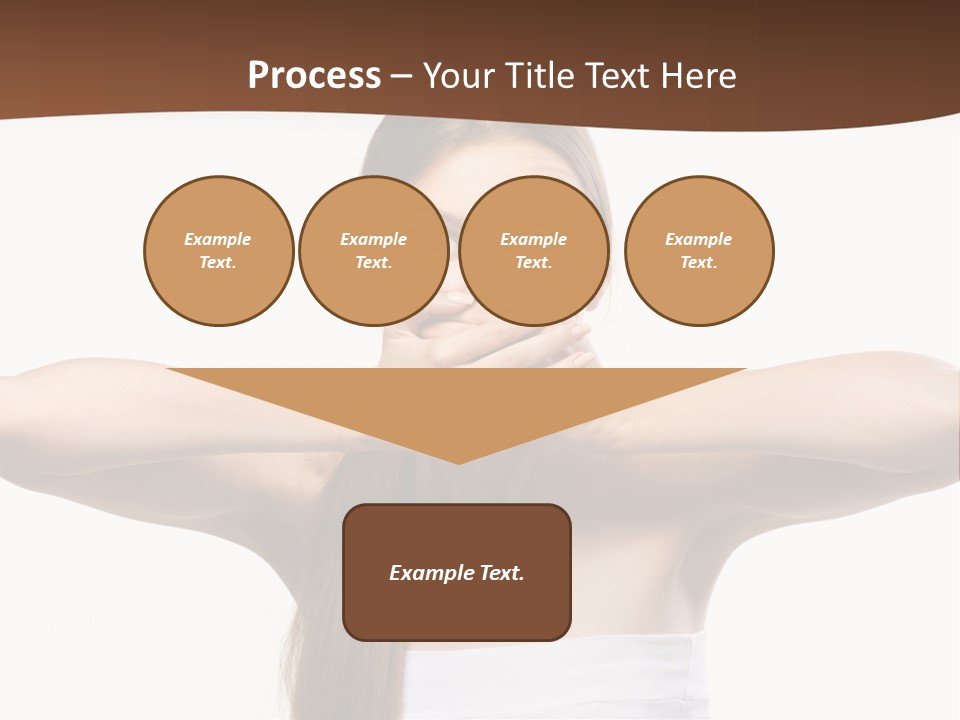 Beauty Surprise Isolated PowerPoint Template