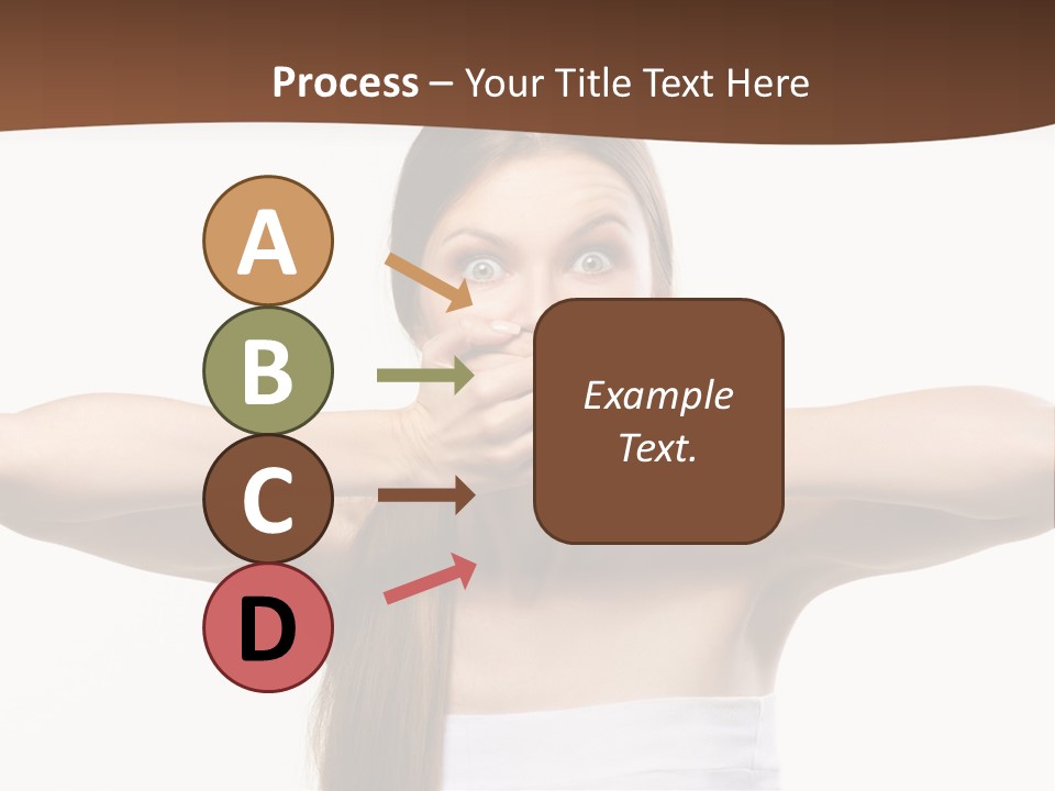 Beauty Surprise Isolated PowerPoint Template