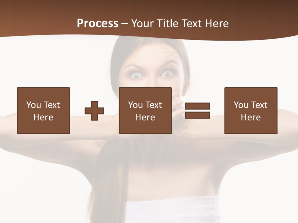 Beauty Surprise Isolated PowerPoint Template