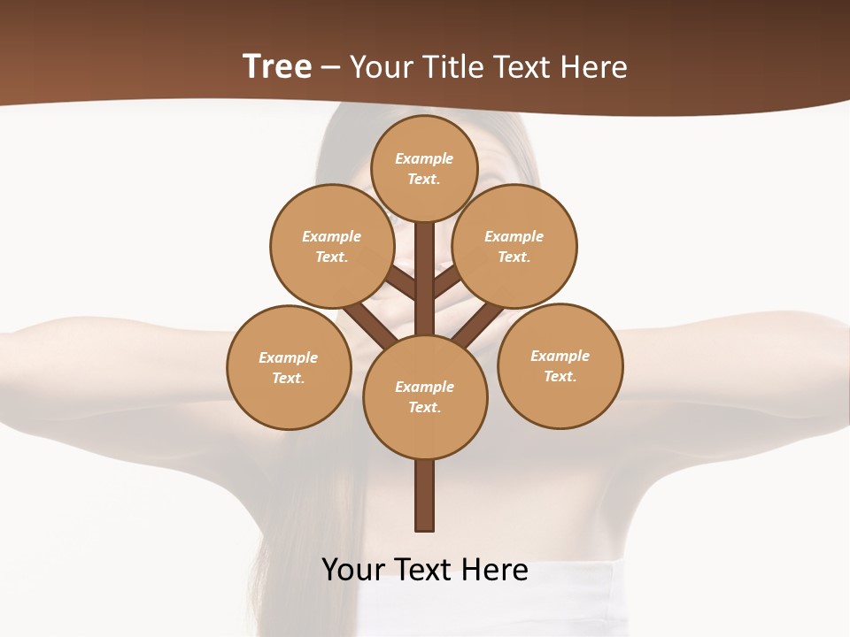 Beauty Surprise Isolated PowerPoint Template