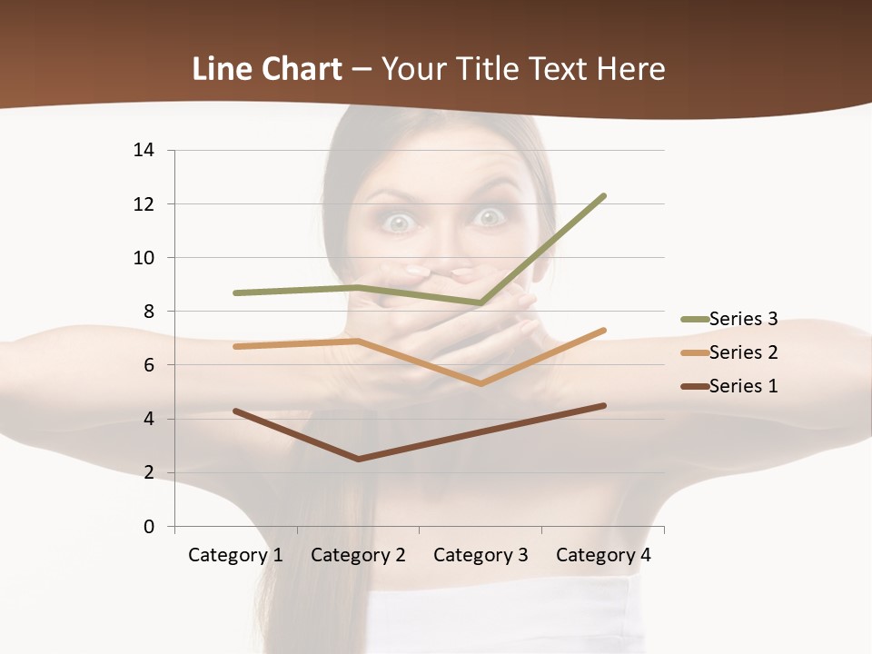 Beauty Surprise Isolated PowerPoint Template