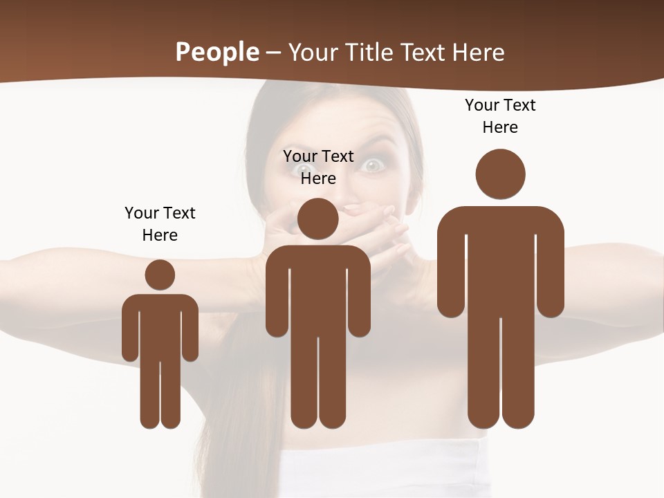 Beauty Surprise Isolated PowerPoint Template