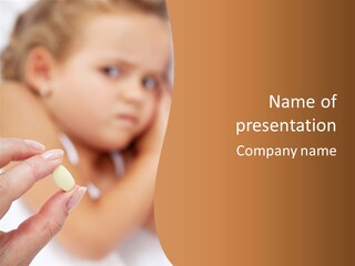 Healthy Pill Disgust PowerPoint Template