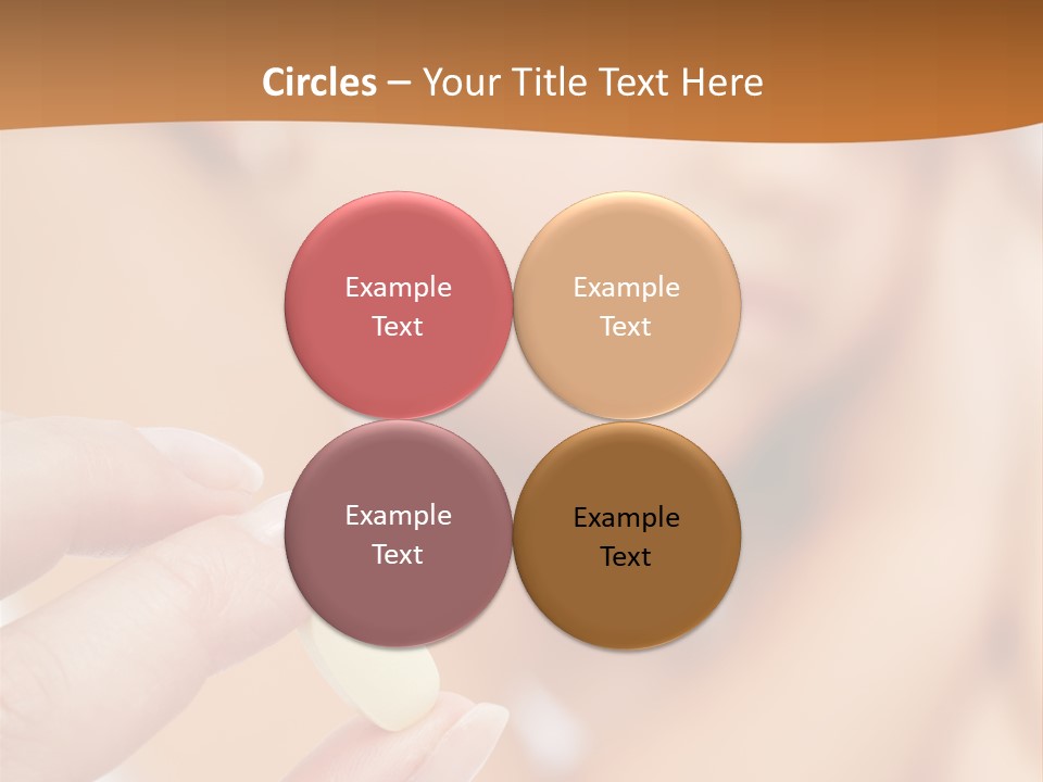 Healthy Pill Disgust PowerPoint Template