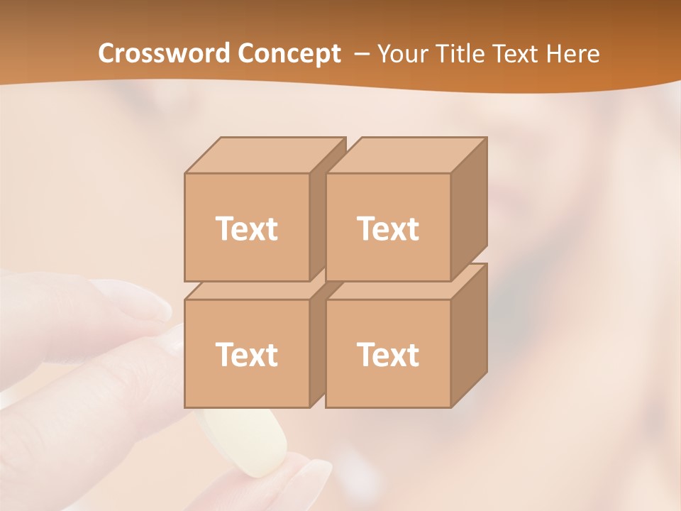 Healthy Pill Disgust PowerPoint Template