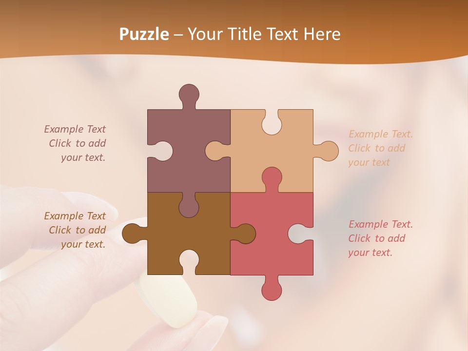 Healthy Pill Disgust PowerPoint Template