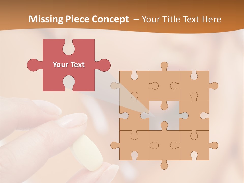 Healthy Pill Disgust PowerPoint Template