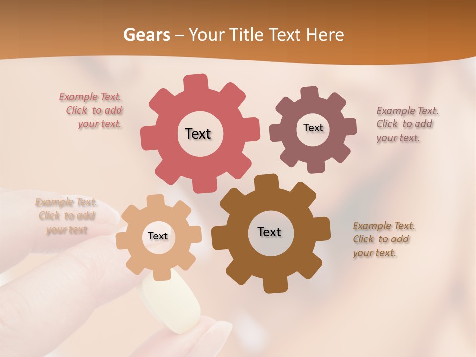 Healthy Pill Disgust PowerPoint Template