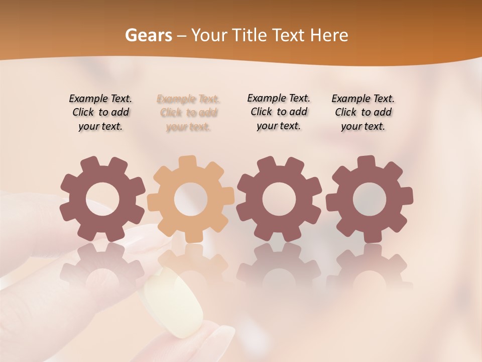 Healthy Pill Disgust PowerPoint Template