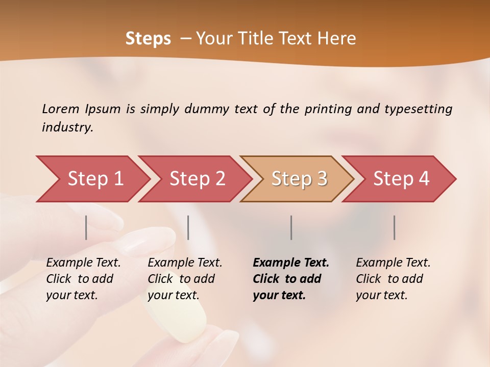 Healthy Pill Disgust PowerPoint Template