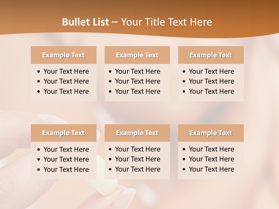 Healthy Pill Disgust PowerPoint Template