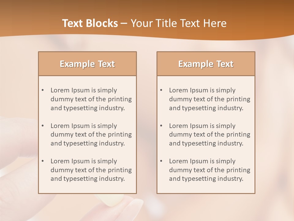 Healthy Pill Disgust PowerPoint Template