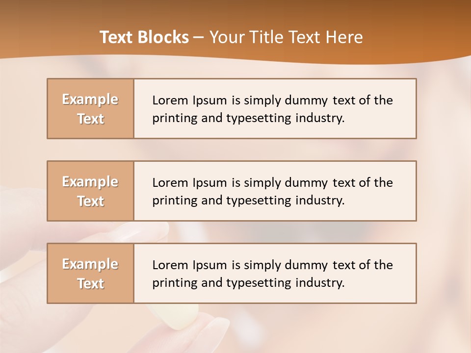 Healthy Pill Disgust PowerPoint Template