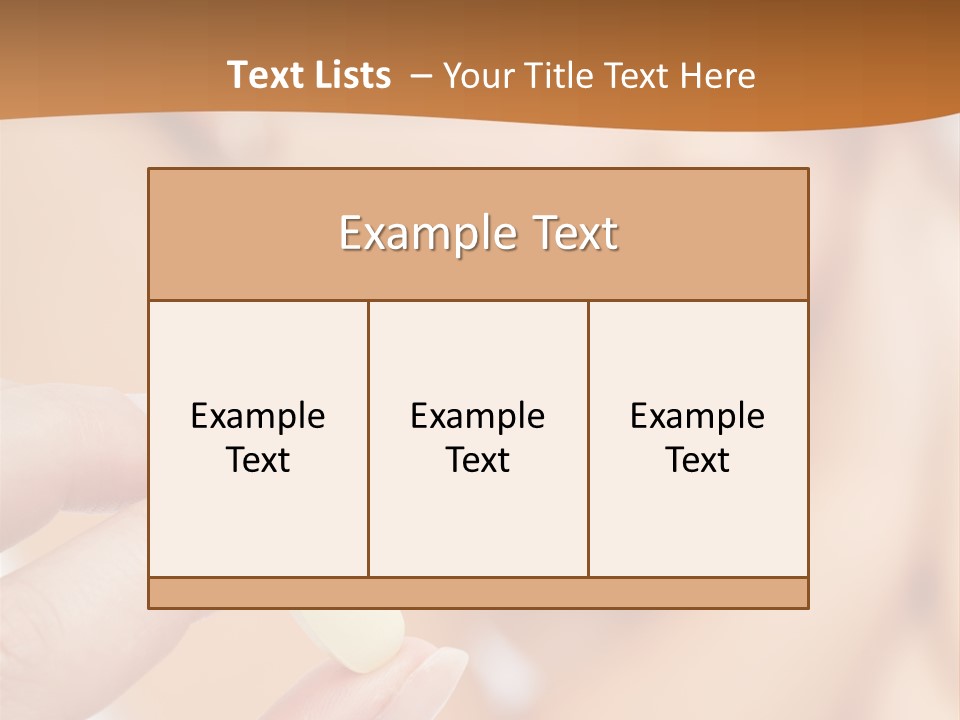 Healthy Pill Disgust PowerPoint Template