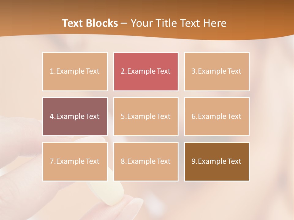 Healthy Pill Disgust PowerPoint Template