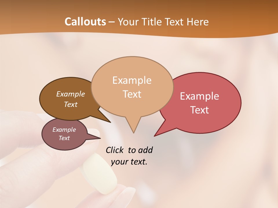 Healthy Pill Disgust PowerPoint Template