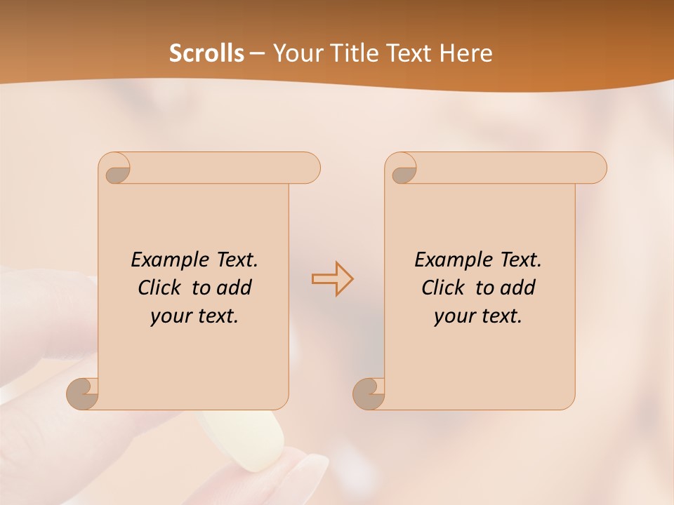 Healthy Pill Disgust PowerPoint Template