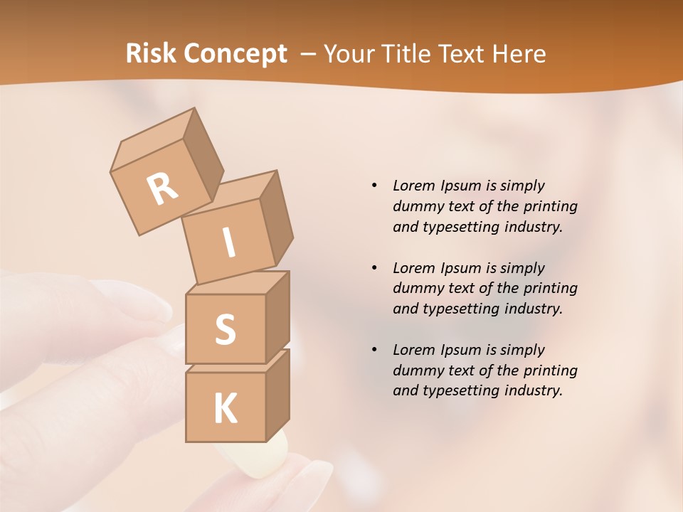 Healthy Pill Disgust PowerPoint Template