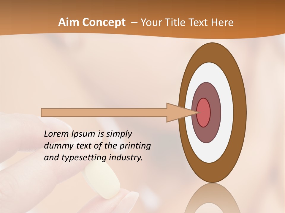 Healthy Pill Disgust PowerPoint Template