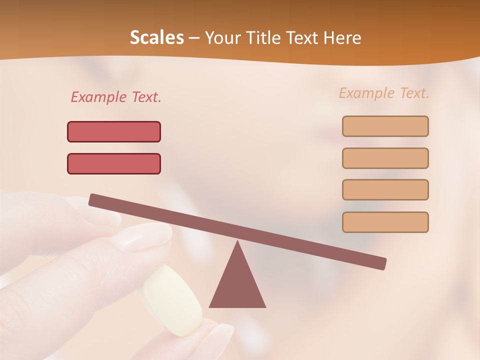 Healthy Pill Disgust PowerPoint Template