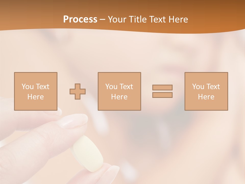 Healthy Pill Disgust PowerPoint Template