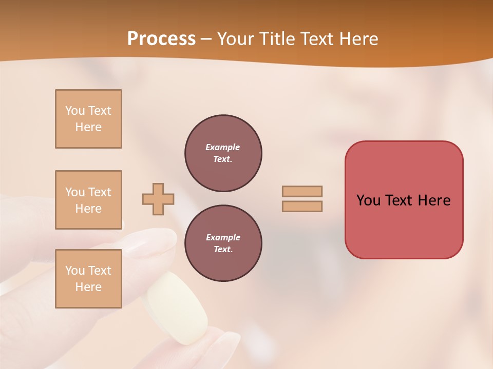 Healthy Pill Disgust PowerPoint Template