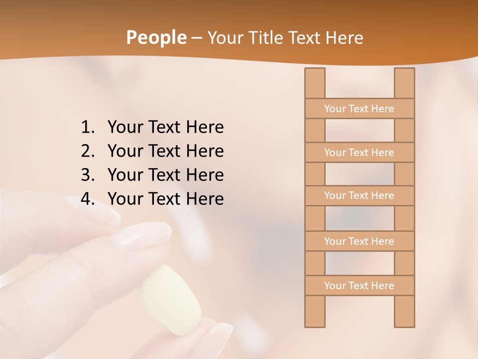 Healthy Pill Disgust PowerPoint Template