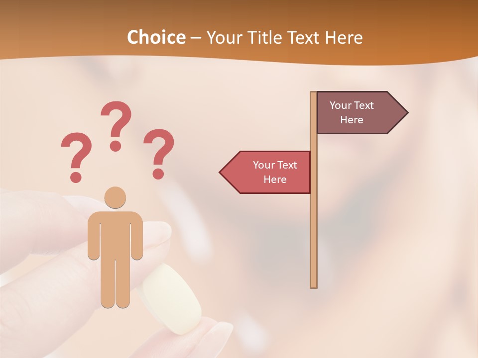 Healthy Pill Disgust PowerPoint Template