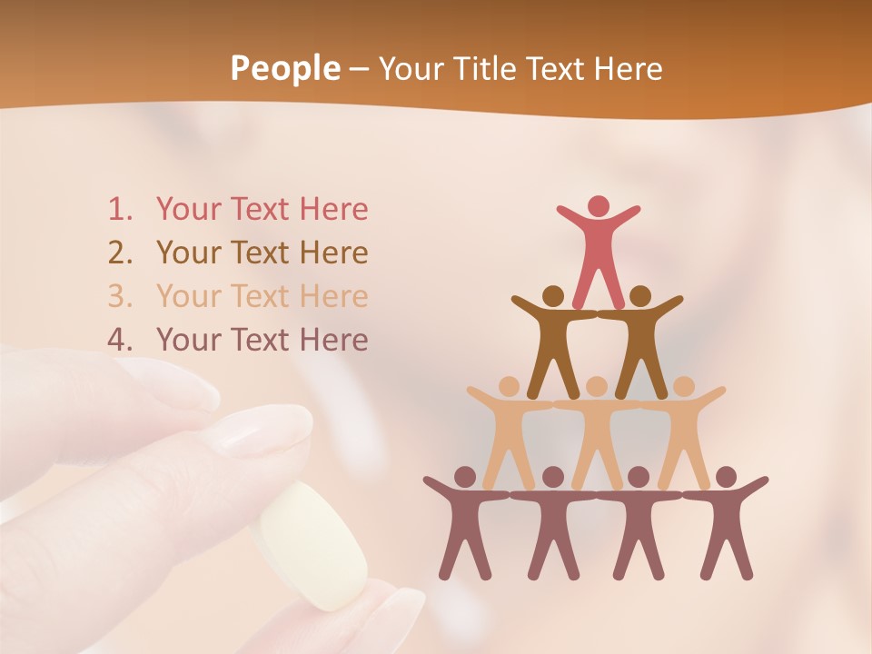 Healthy Pill Disgust PowerPoint Template