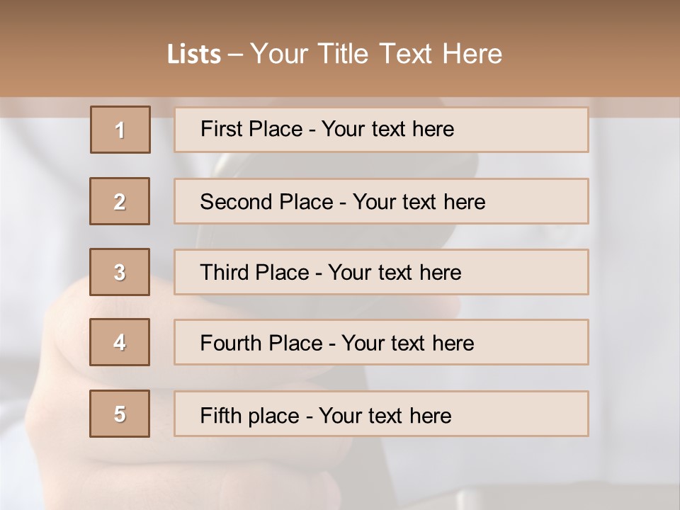 Conversation Secretary Place PowerPoint Template