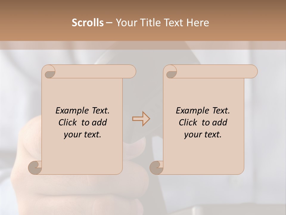 Conversation Secretary Place PowerPoint Template