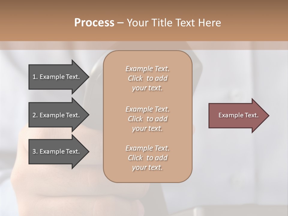 Conversation Secretary Place PowerPoint Template