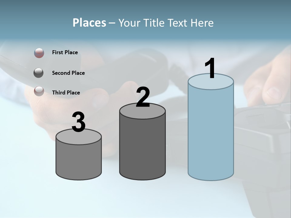 Black Communicate Concept PowerPoint Template