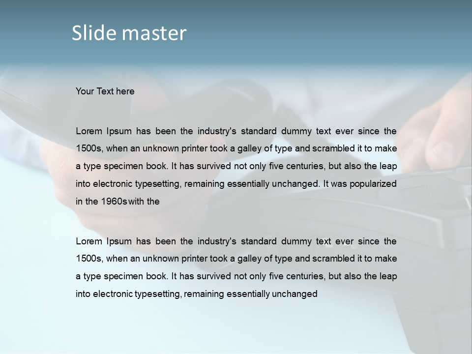 Black Communicate Concept PowerPoint Template