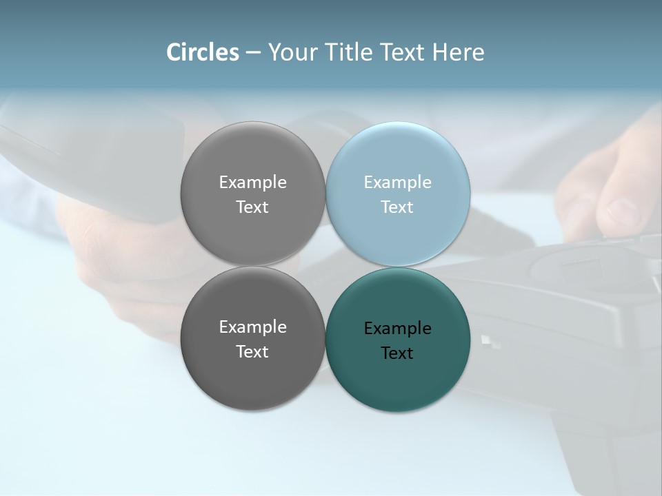 Black Communicate Concept PowerPoint Template