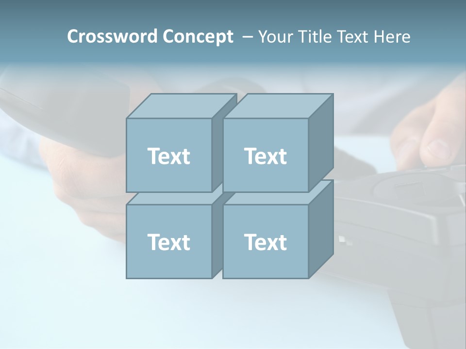 Black Communicate Concept PowerPoint Template