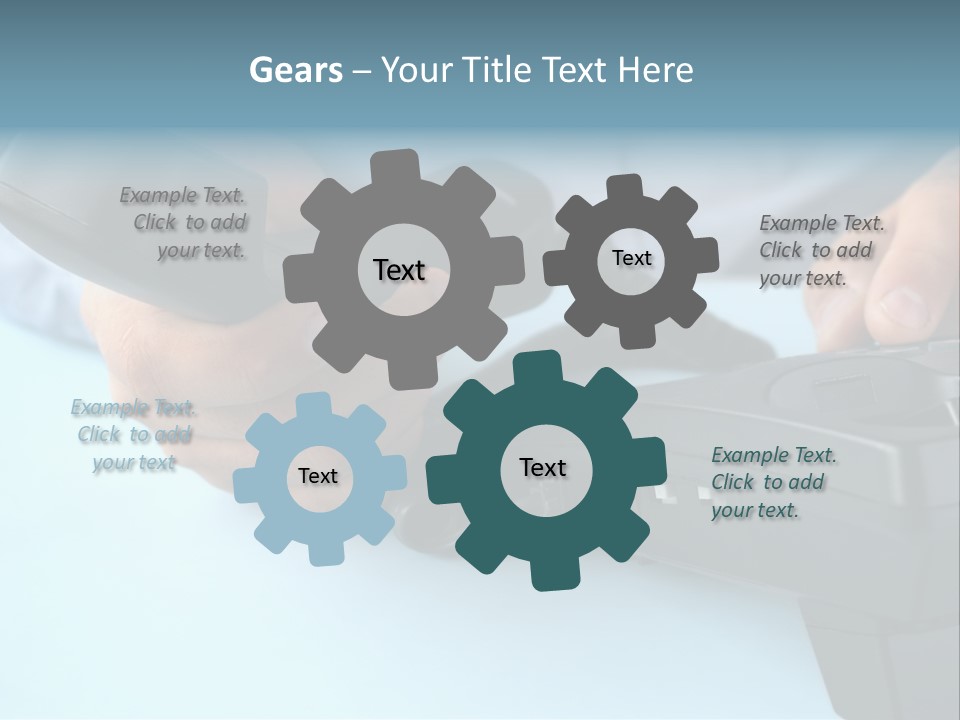 Black Communicate Concept PowerPoint Template