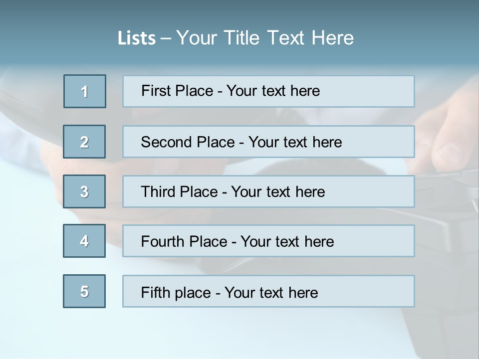 Black Communicate Concept PowerPoint Template