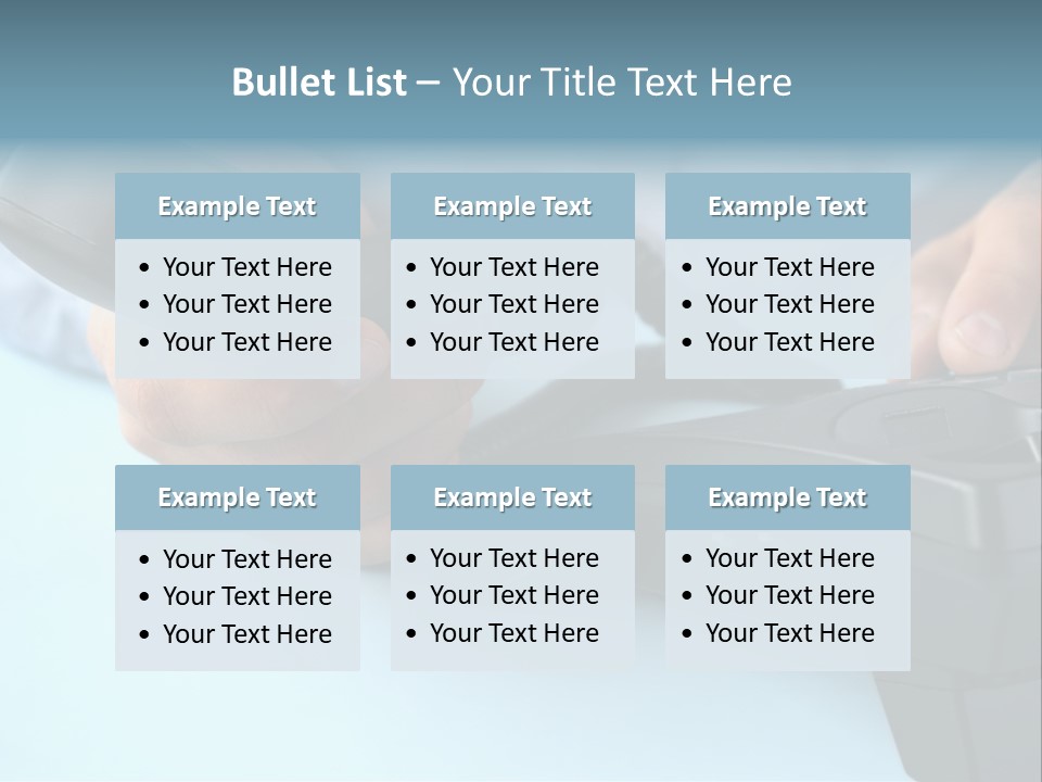 Black Communicate Concept PowerPoint Template