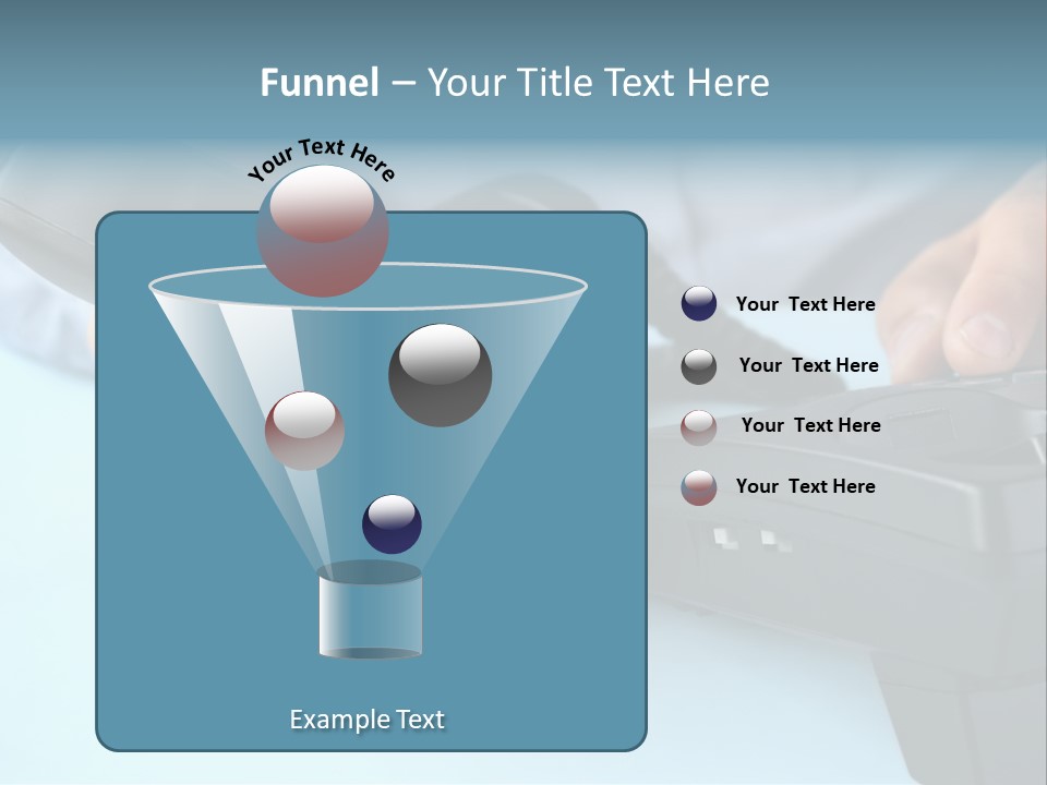 Black Communicate Concept PowerPoint Template