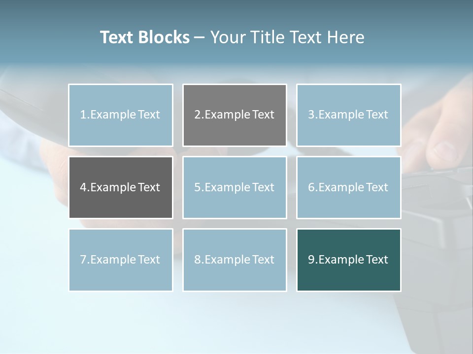 Black Communicate Concept PowerPoint Template