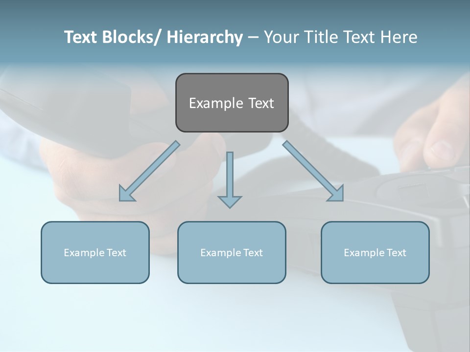 Black Communicate Concept PowerPoint Template
