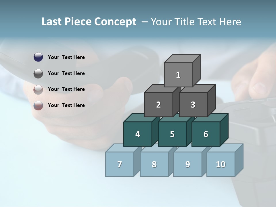 Black Communicate Concept PowerPoint Template