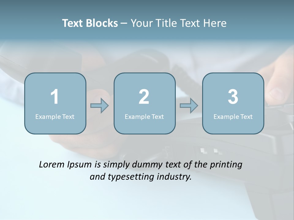 Black Communicate Concept PowerPoint Template
